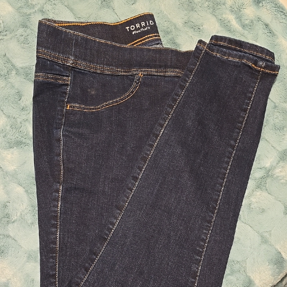 Torrid Women's Dark Blue Skinny Jeans